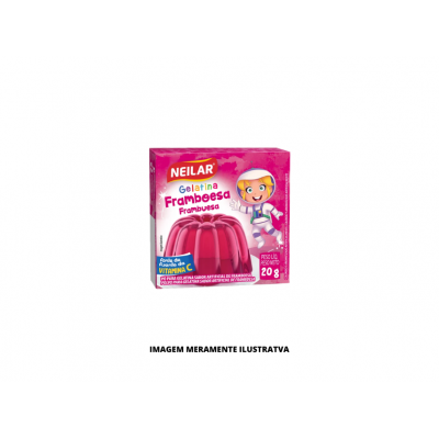 GELATINA - NEILAR - 20g FRAMBOESA - CX48